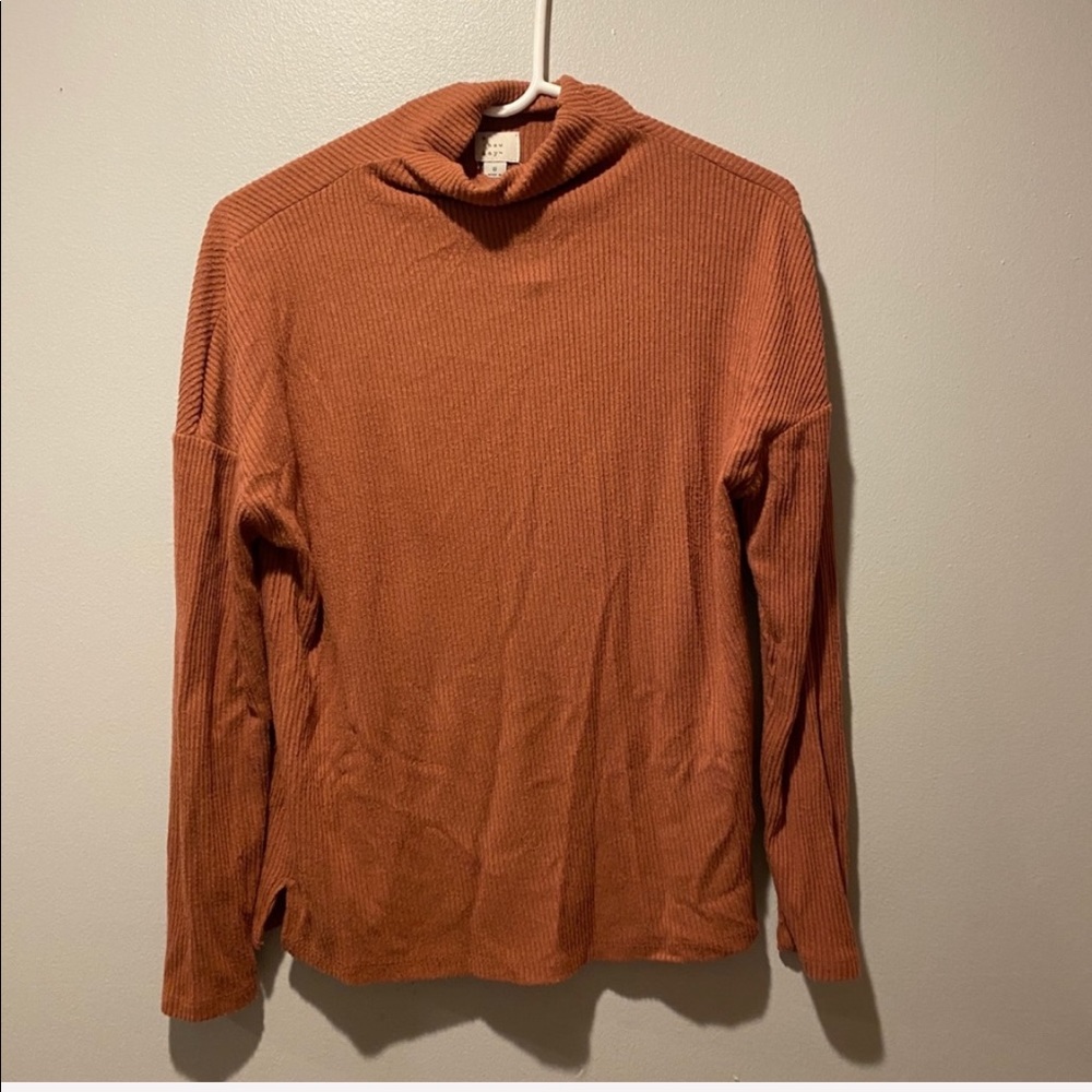 Burnt orange sweater